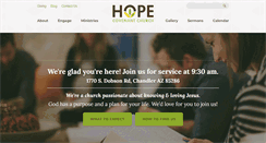 Desktop Screenshot of hopechurchchandler.com