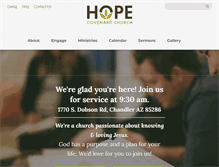 Tablet Screenshot of hopechurchchandler.com